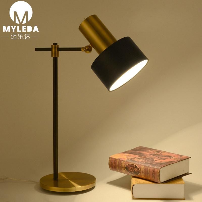 Modern Simple Adjustable Head Table Desk Lamp Night Stand Light
