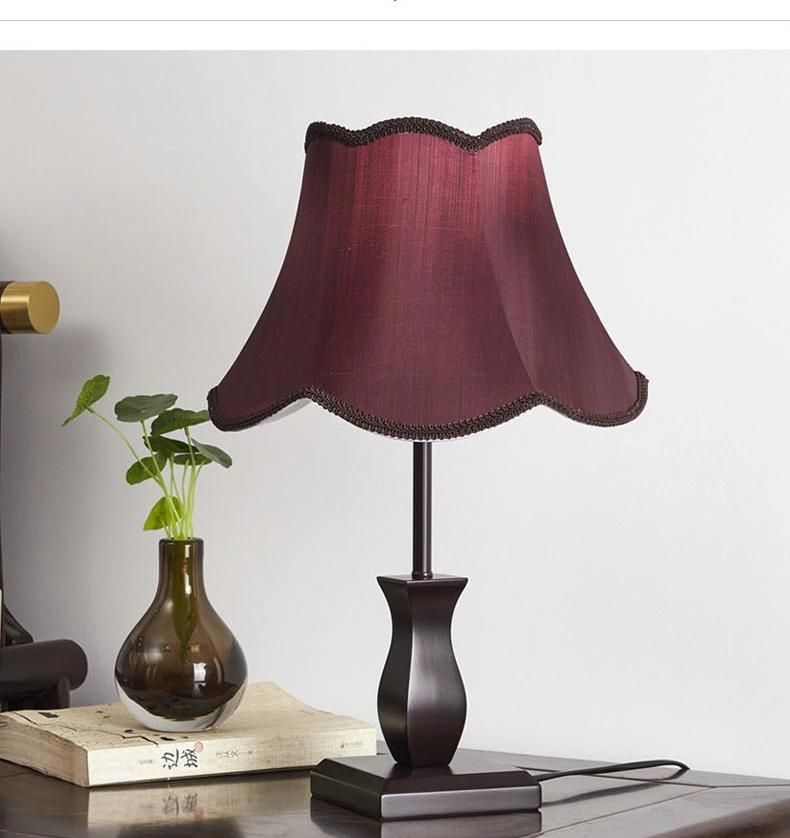 Modern Chinese Table Lamp Bedroom Bedside Lamp American Simple Retro Home