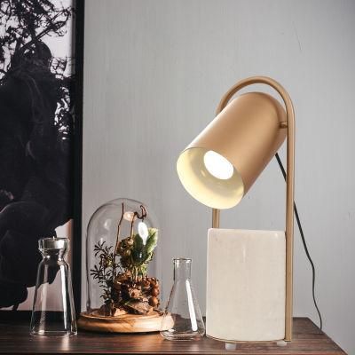 Modern Bedroom Bedside Living Room Apartment Room Study Natural Marble Table Lamp