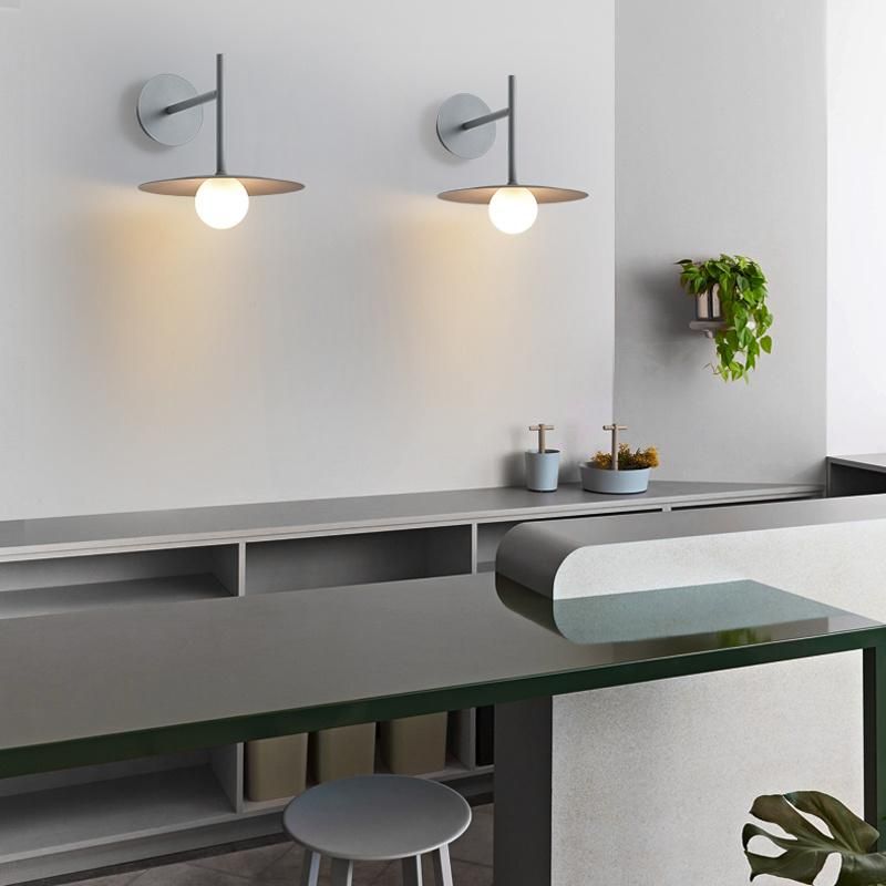 Modern Simple Bedroom Bedside Light Industrial Style Coffee Shop Wall Lamp