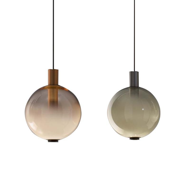 Modern Glass Ball Pendant Lights Creative Designer Luxury Lamp Restaurant Beam Nordic Chandelier (WH-AP-236)