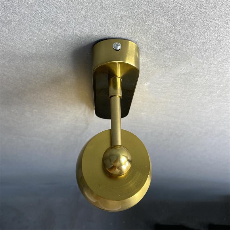 Nordic Luxurious Bedroom Bedside Wall Lamp Gold Copper Natural Color Small Wall Lamp Living Room Background Wall Decor LED Lamp