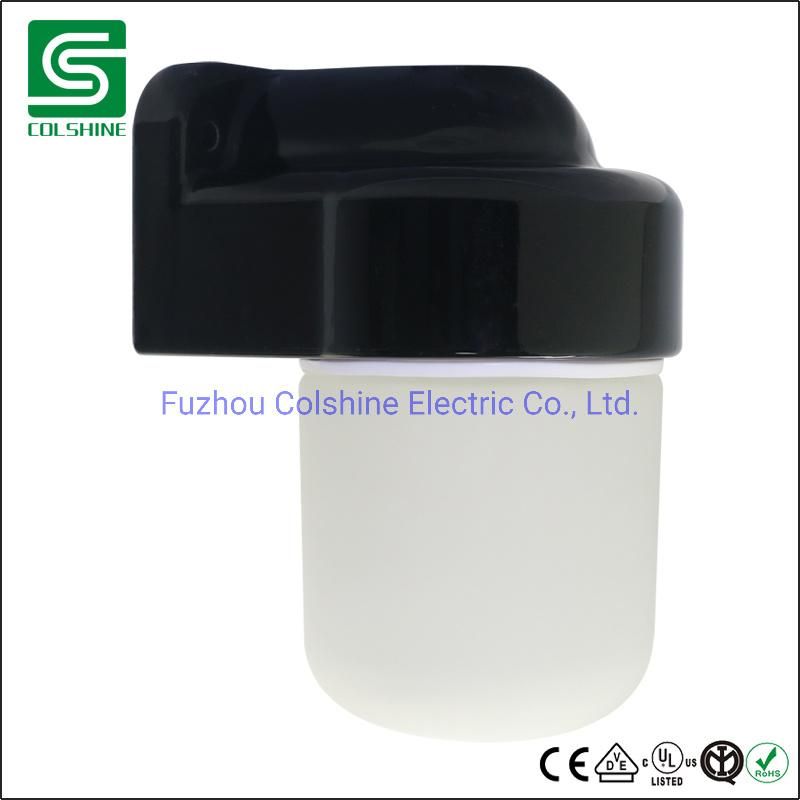E27 IP54 Porcelain Sauna Lamp Wall Light