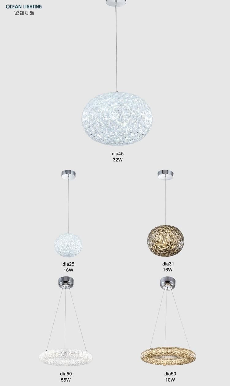 Indoor Home Decorative Aluminum Round Chandelier Lighting