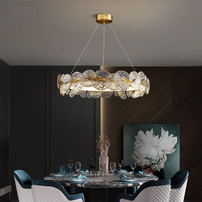 Luxry Crystal Indoor Lighting Modern Pendant Lamp Chandelier Light Living Room Dining Room Decoration