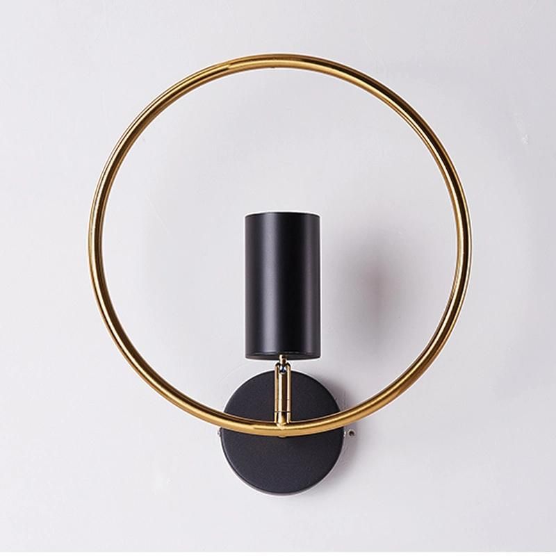 Round Bedroom Bedside Lamp Wall Lamp Creative Modern Simple Study Reading Lights