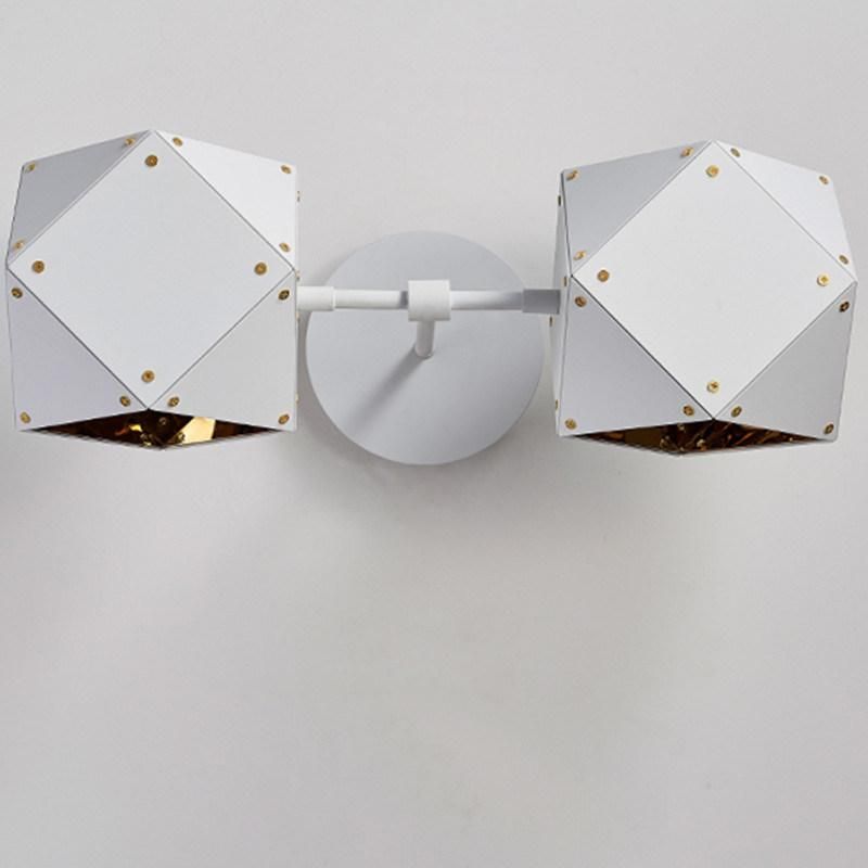 Modern Wall Lamp for Living Room Wall Sconces Bedroom Bedside Black White Double LED Wall Sconce (WH-OR-219)