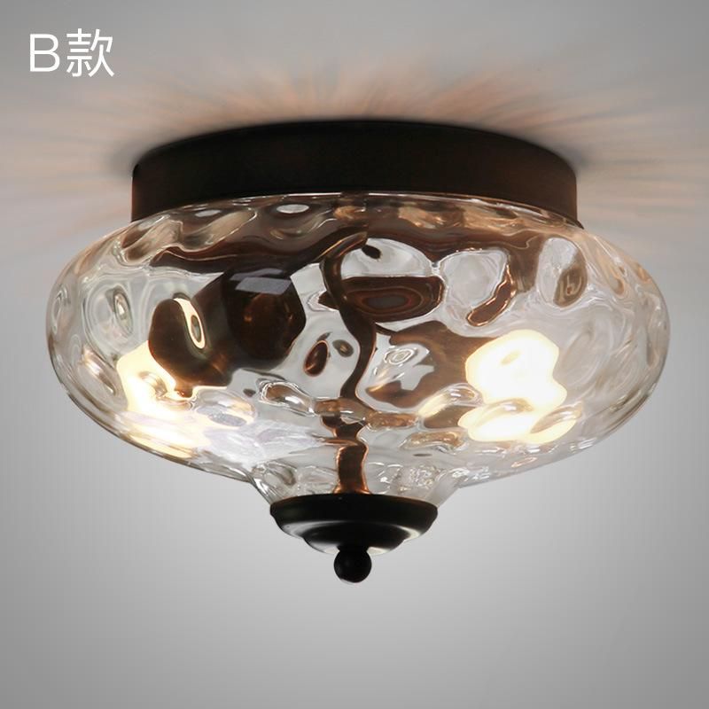 Industrial Glass Ceiling Lights Fixtures for Indoor Home Lighting (WH-LA-24)