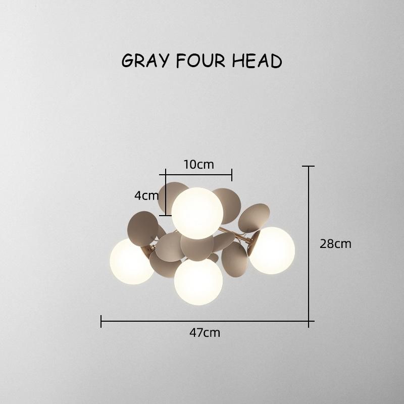 Modern Nordic LED Ceiling Lamp Living Room Kitchen Bedroom Hallway Scandinavian Low Ceiling Light (WH-MA-196)