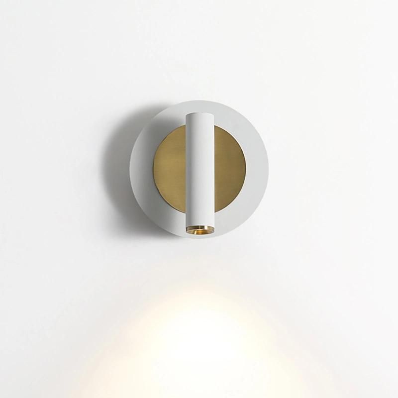 Black White Adjustable Angle Wall Lamp Bedside Lamp Bedroom Lamp LED