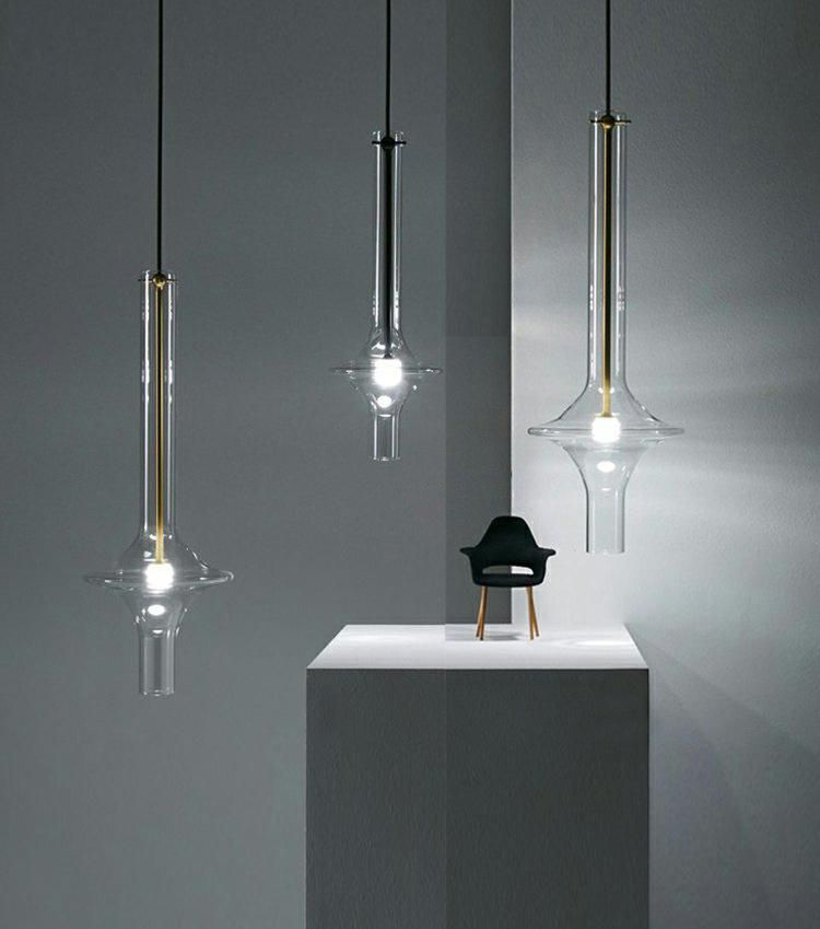 Modern Indoor Decorative Glass Hanging Pendant Light for Dining Room
