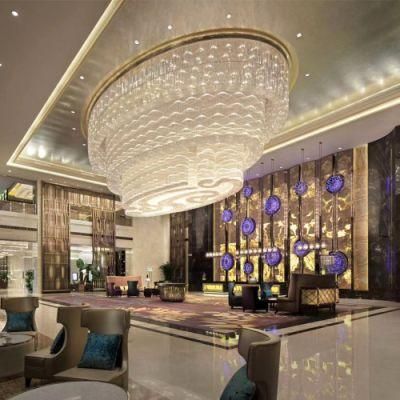 Bangladesh Sale Hardware Bacarat Big Glass Hotel Expensive Gold Luxury Crystal Chandelier for Hotel Lobby Mariage