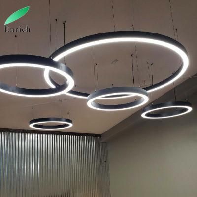 5 Years Warranty Aluminum Profile LED Circular Ring Light Simple Style for Indoor Project