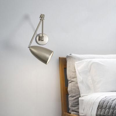 Bedside Lamp Telescopic Folding Arm Study Reading Light Industrial Style Wall Lamp