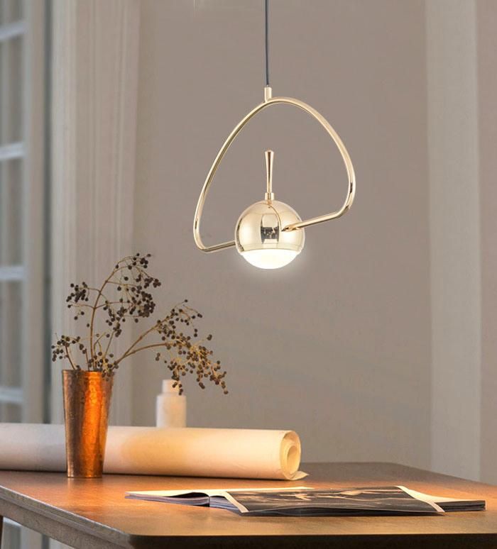 Contemporary Gold Hanging Light Lamp Pendant Lighting for Kitchen