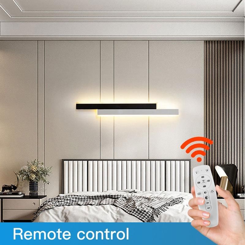 Modern LED Wall Lamps for Living Room Bedroom Bedside Stairs Surface Mounted Sofa Background Lights Home Long Corridor Sconce