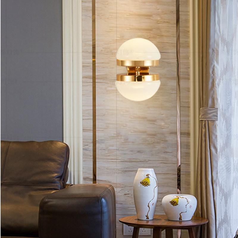 Creative Art Half Sphere Parlor Aisle Light Indoor Wall Sconce Lamps (WH-OR-149)