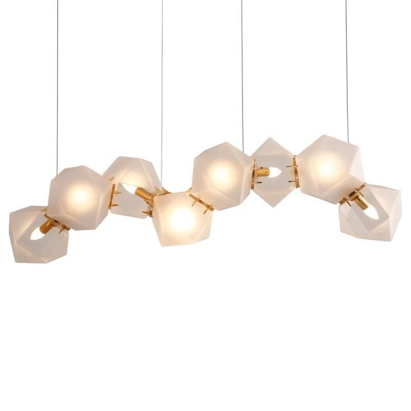 Modern Glass LED Project Home Decorative Chandelier