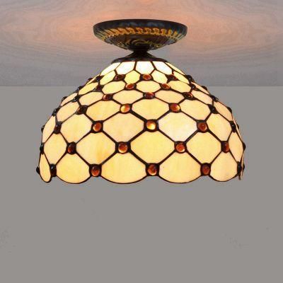 Tiffany Lamp Style Indoor Home Living Room Bedroom Kitchen Yewllo Industrial Chandelier (WH-TA-20)