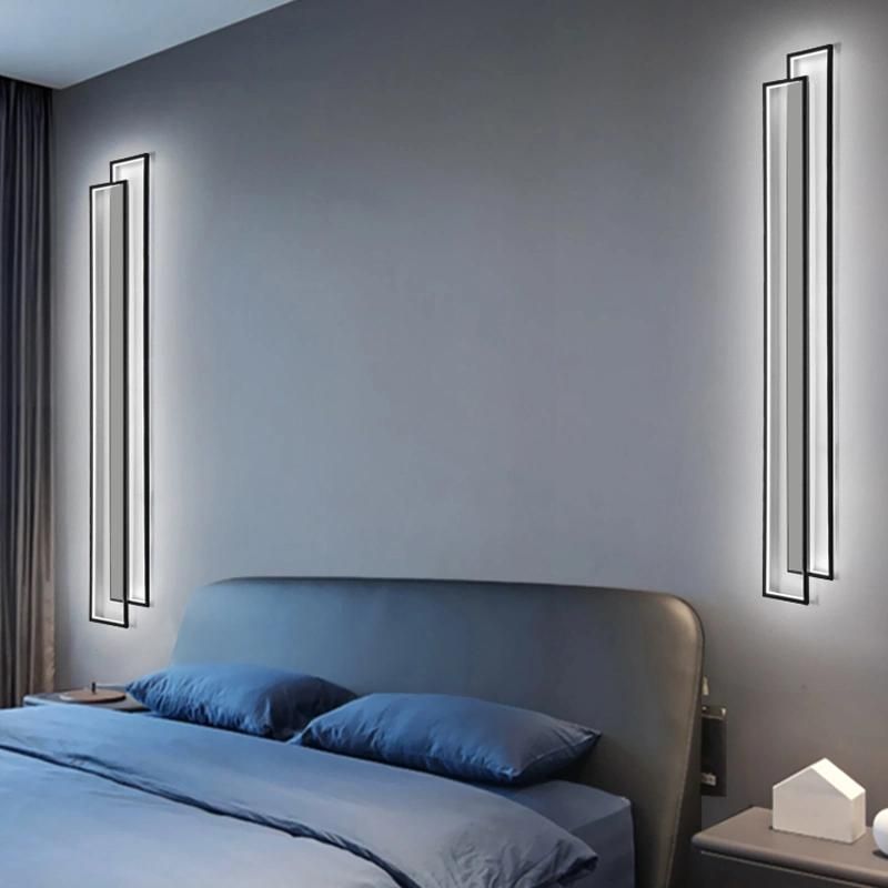 Long Line Lamp Bedroom Wall Light Porch Simple Modern LED Decorative Bedside LED Lamp
