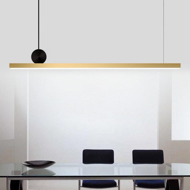 Nordic Long Pendant Light Designer LED Linear Pendant Lights for Lighting Restaurant Suspension Lamp (WH-AP-134)