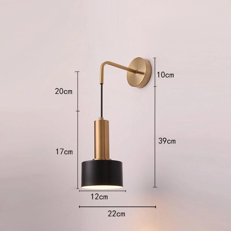 Wall Lamp Bedroom Bedside Lamp Wall Lamp Nordic Simple Indoor Wall Lamp (WH-OR-112)