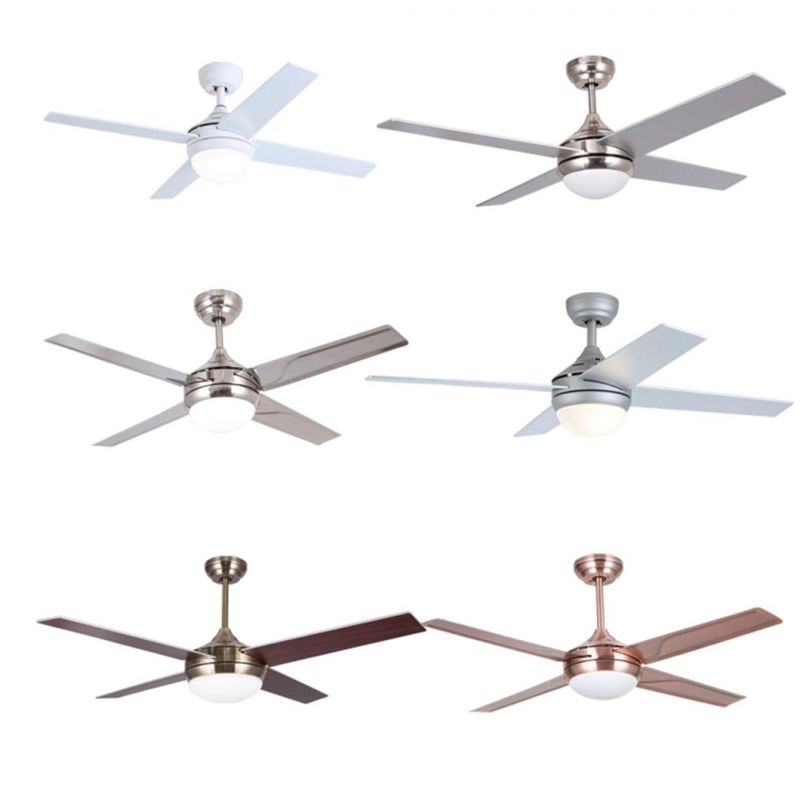 Modern Design Ceiling Fan Light Remote Control 3 Speed Choice 3 Colors Change Chandeliers with Fan