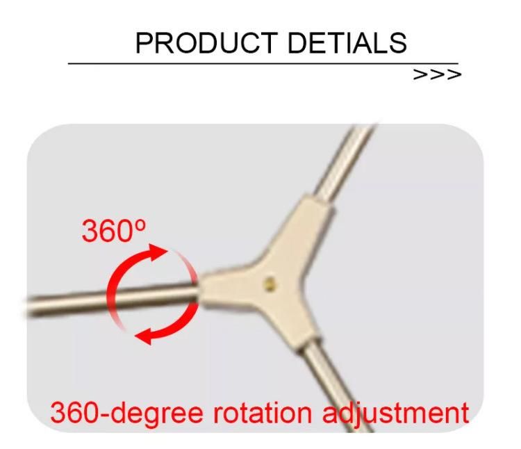 New Modern Project Home Decoration Nordic Glossy Champagne Glass Chandelier