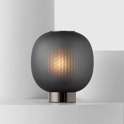 Black White Shade Bulb Table Lamp Reading Light Bedside Lamp