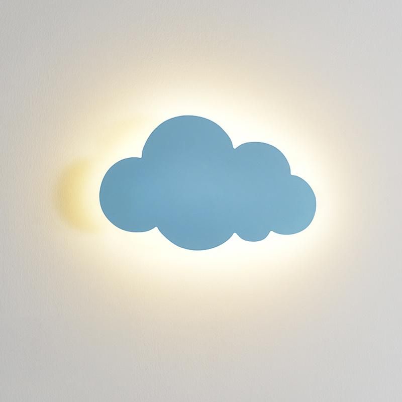 Colored Cloud Shapes Wall Lamp Kid′s Children Bedroom Lamp Bedside Lamp