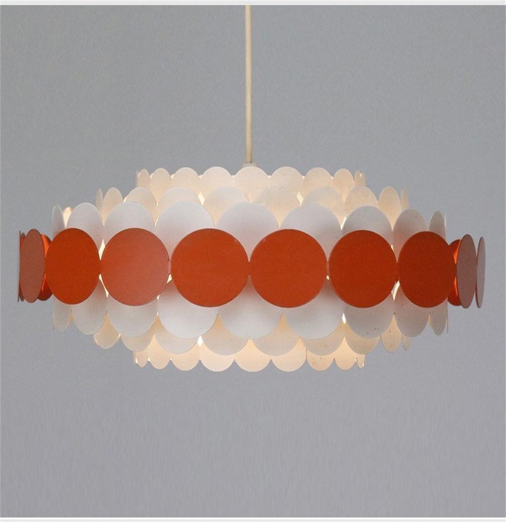 New Post-Modern Nordic Lamps Light Luxury Simple Creative Restaurant Living Room Bedroom Net Red Doughnut LED Chandelier