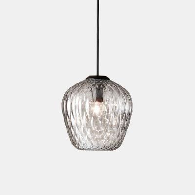 Glass Modern Lamp Round Glass Balls Pendant Light for Living Room Bedroom Hanging Lamp Pendant Light