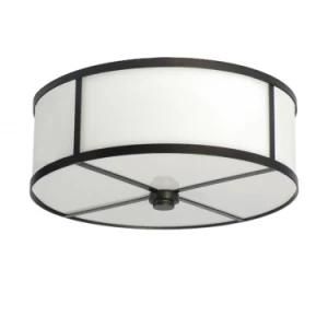 UL cUL Hotel Ceiling Lamp with Linen Fabric Diffuser