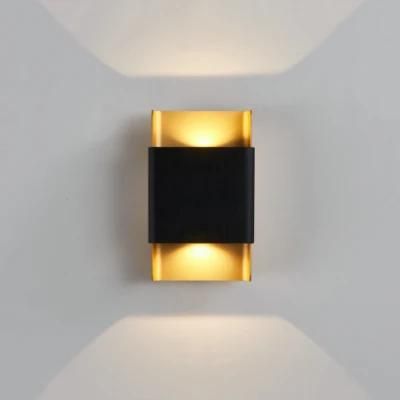 6W Creative Nordic Double Head Wall Lamp LED up and Down Beacon Bi-Directional LED Wall Sconce (WH-OR-214)
