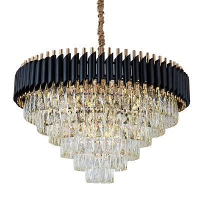 Chandelier Light Luxury Silver Modern Chandelier Colgante Restaurant Wood Surface