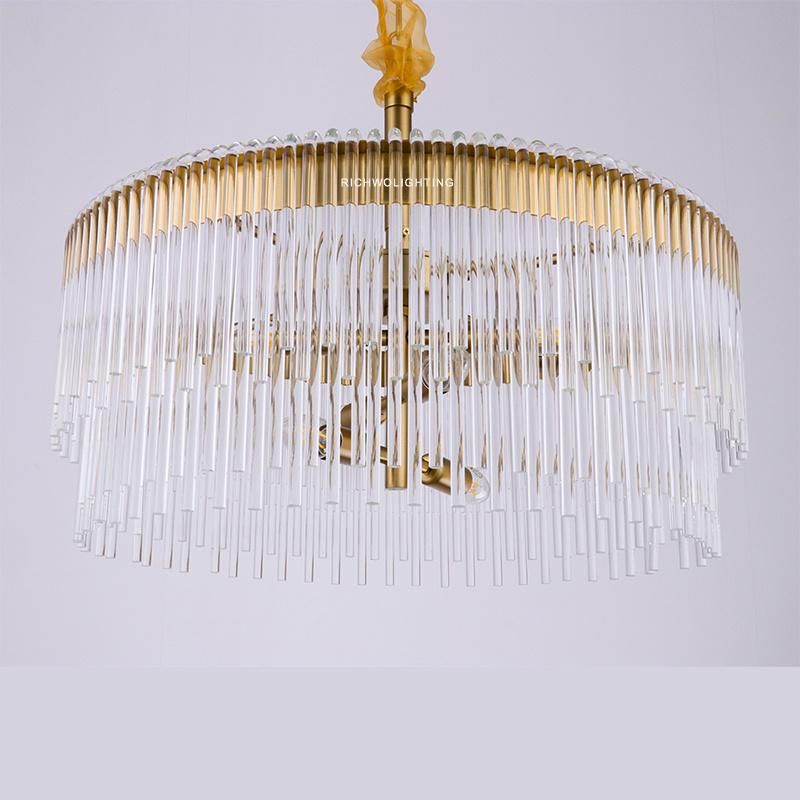 Living Bedroom Decorative Modern Pendant Lamps Hotel Glass Chandelier