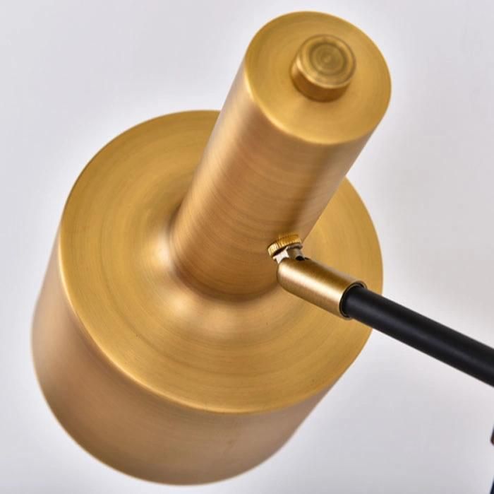 Modern Decorative Desk Table Lamp in Antique Bronze, for Hotel Bedside, Living Room, Bedroom