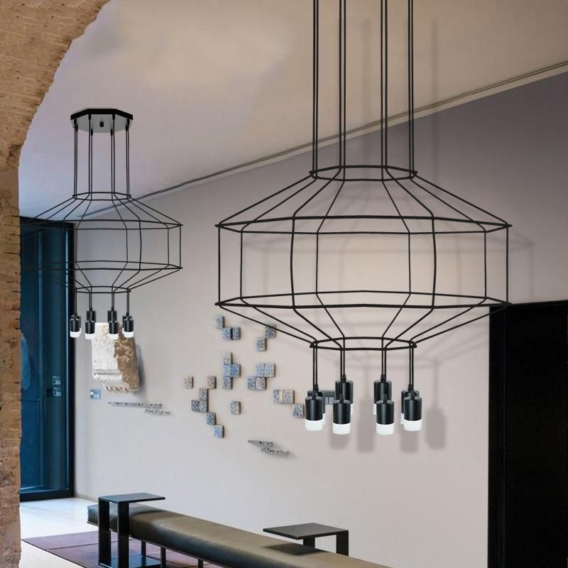 Modern Long Hanging Suspended Pendant Light Fixture for Kitchen Dining Room (WH-AP-62)