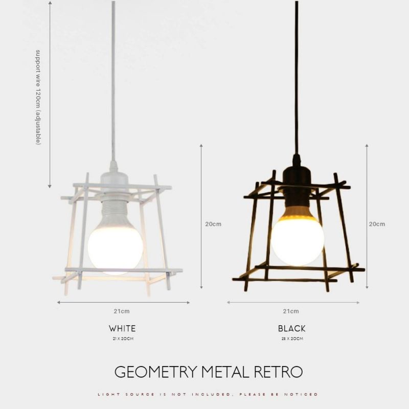 China Supplier European Lamp Retro Lighting E26 Bulb Pendant Light for Balcony