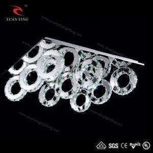 LED 54W Creative Design Crystal Ceiling Light with Crystal Circle (Mx20332-54W)