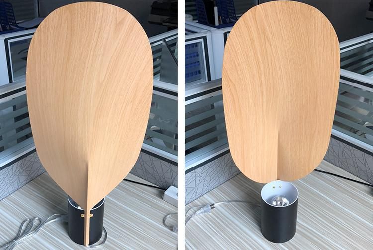 Postmodern Simple Fan-Shaped Table Lamp for Studio Living Room Study Bedroom Bedside Desk Lamp