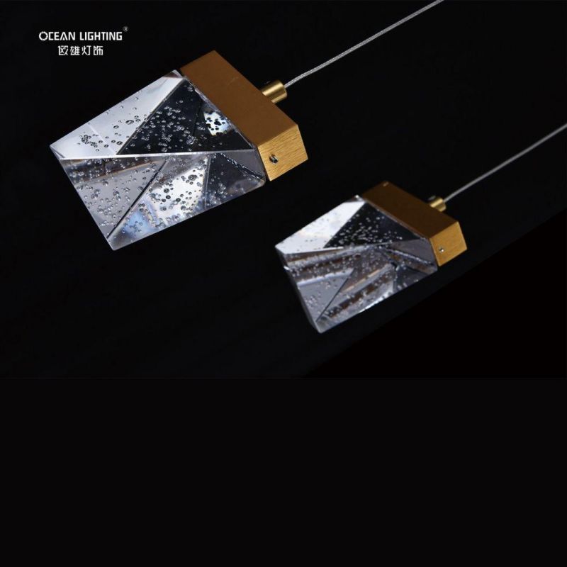 Gold Warm Lighting 3000K Metal 13*3W Crystal Chandeliers and Lamps