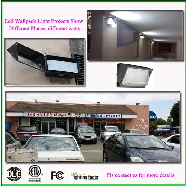 60W Dlc CE RoHS Retrofit LED Wallpack for Buildings