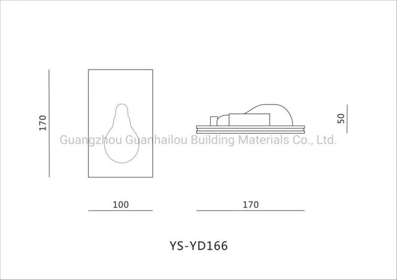 Simple Design Gypsum LED Recessed Lamp (166)