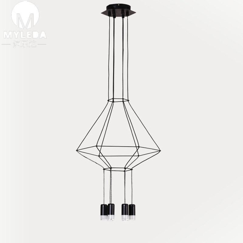 New Modern Metal Luxury Acrylic Hotel Hall Restaurant Chandelier Pendant Light