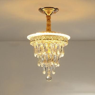 Home Lighting Crystal LED Ceiling Light 5W 10W AC90-260V for Aisle Corridor Decoration