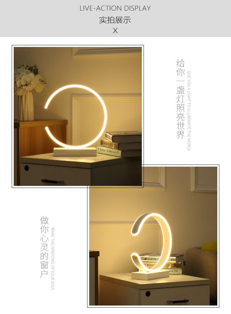 Floor Indoor Modern Lighting Acrylic Modern Lamp for Bedroom