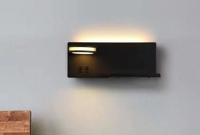 Simple LED Wall Light Multi-Function USB Charge for Livingroom, Studyroom, Dinningroom