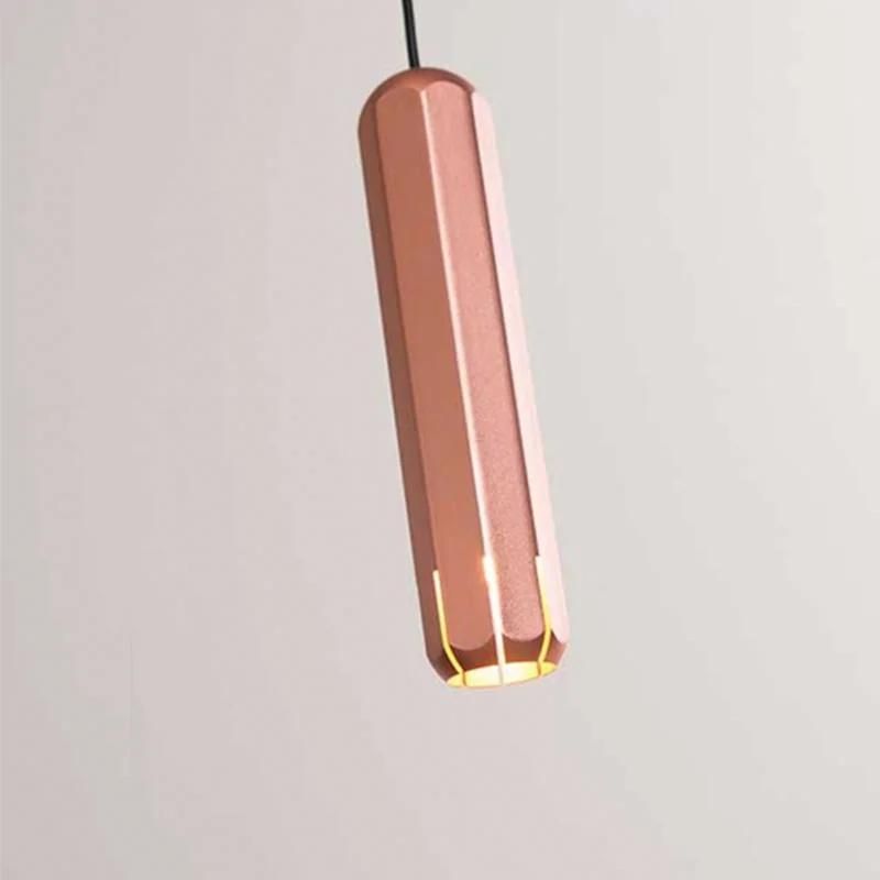 Nordic Long Pendant Light Design Gold Lamp Modern Aluminum Lights Dining Room Living Room Pendant Lamp (WH-AP-159)