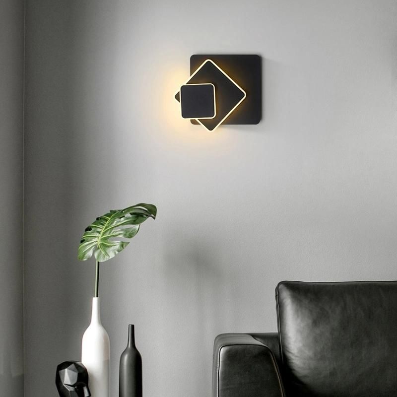 Simple Bedroom Bedside Lamp Creative Living Room LED Corridor Decorative Wall Light